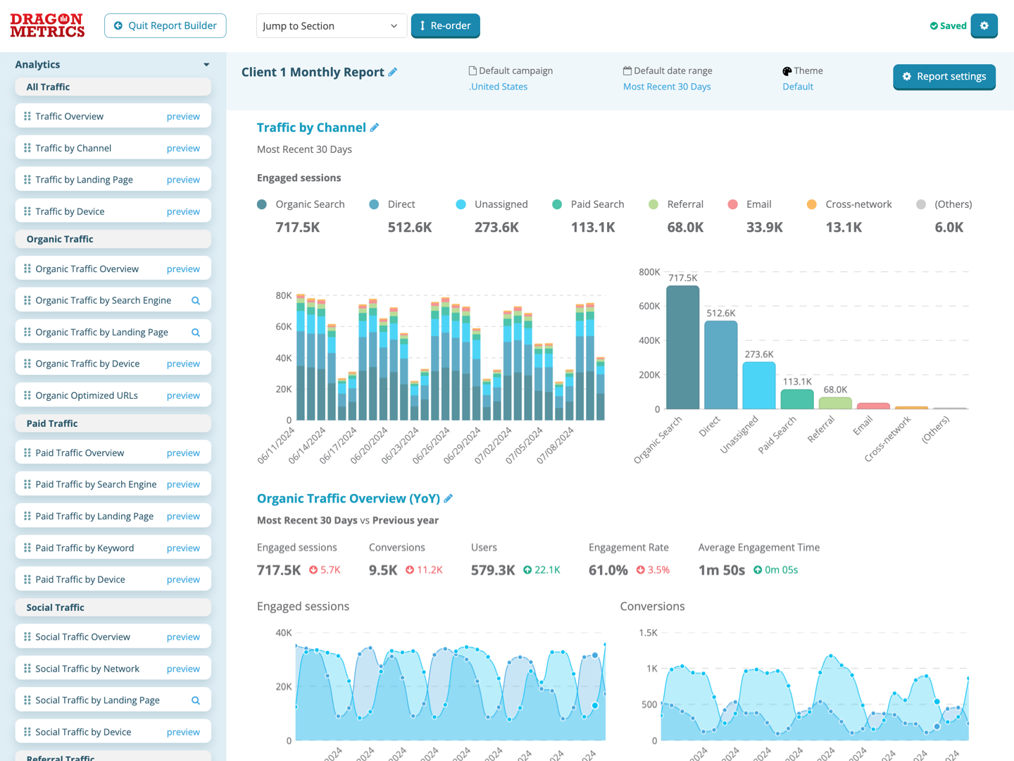 Dragon metrics report builder 2.0