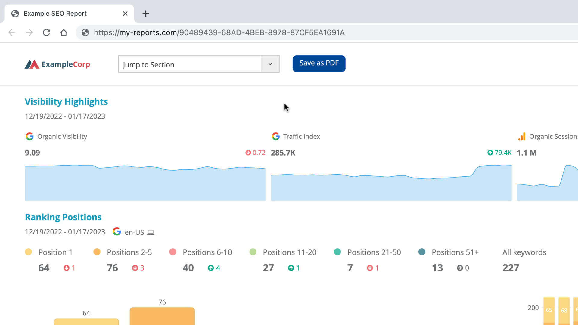 Dragon Metrics Report Builder Report